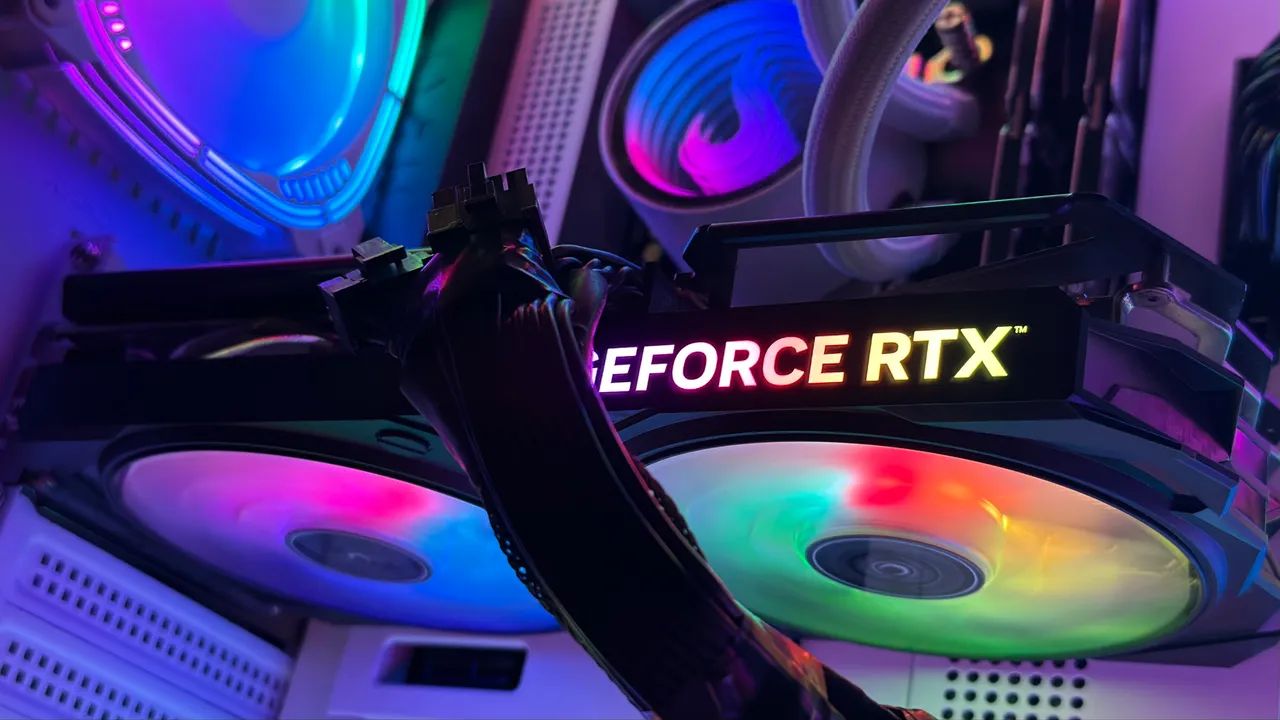 Placa de Vídeo RTX 4060 GALAX 1-click OC - impecável - zero - na caixa - Foto 4