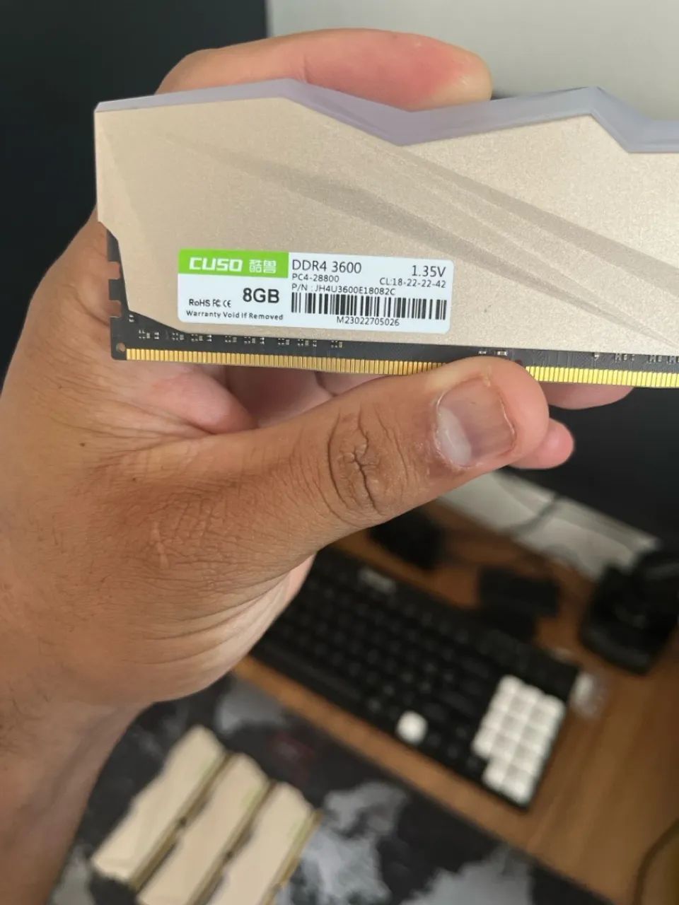 Memória RAM CU50 32GBDDR4 3600MHz
