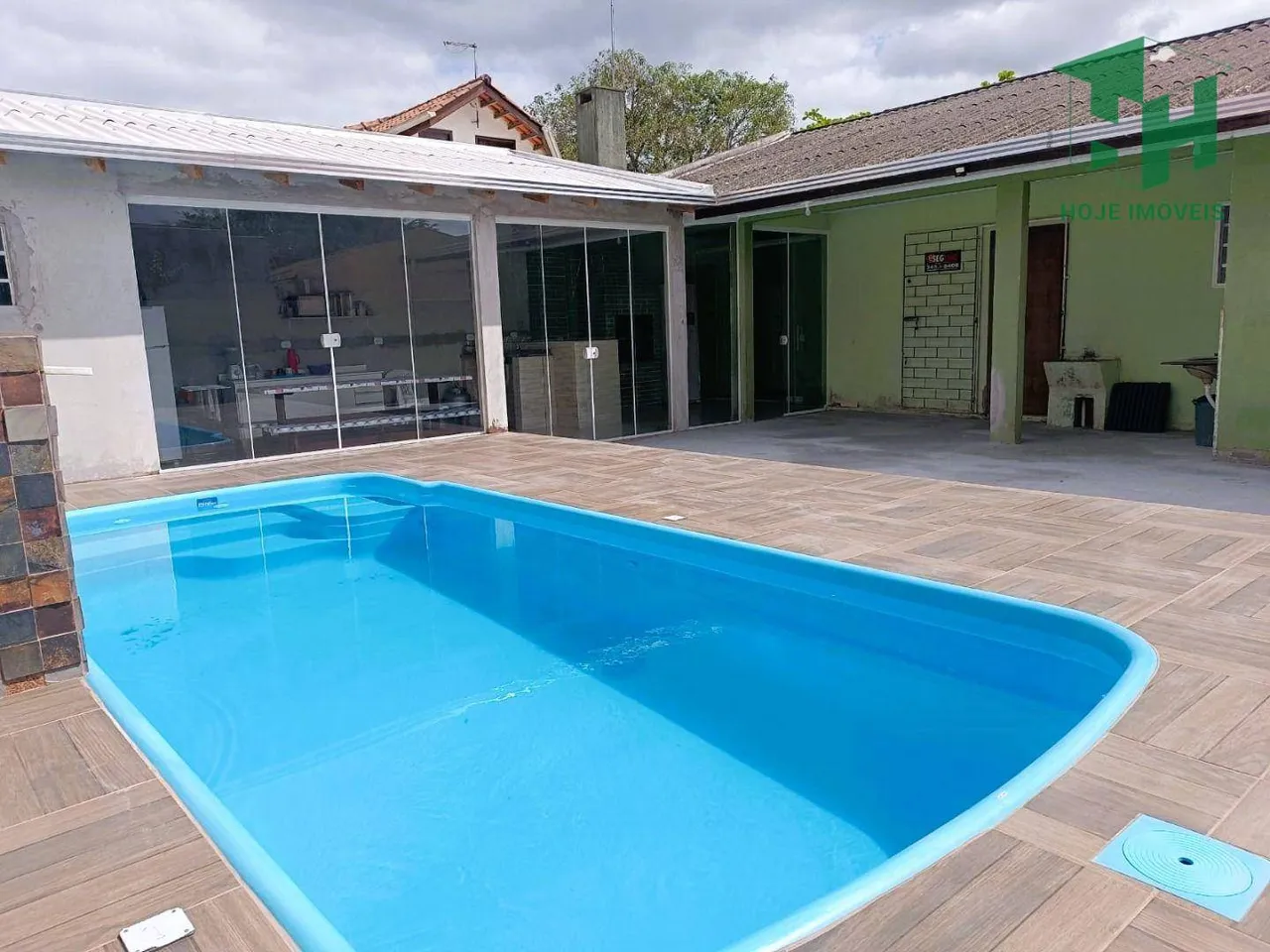 Casa para locação diária com piscina em Shangrilá, Pontal do PR
