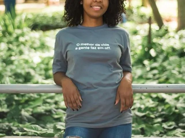 Camiseta algodão unisex (vários tamanhos) 