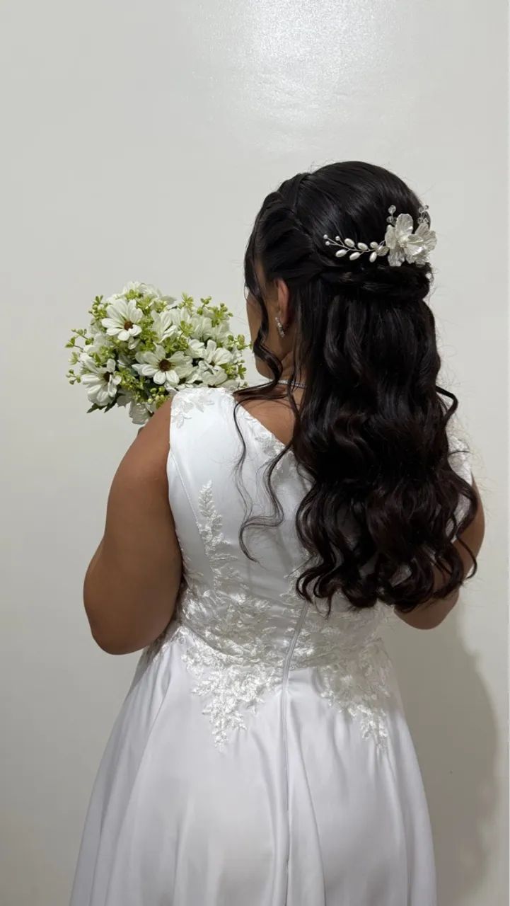 Vestido de noiva branco - Foto 4