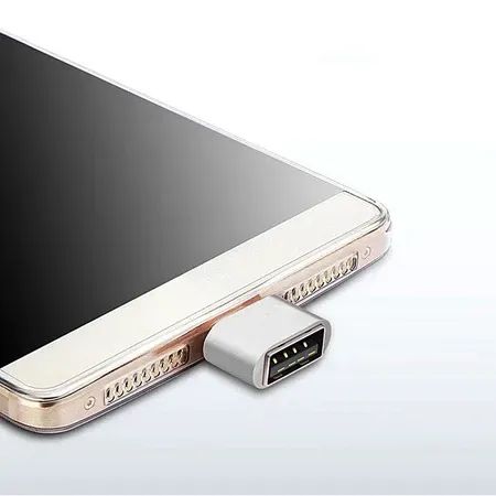 Adaptador OTG USB Tipo C e V8 - Foto 2