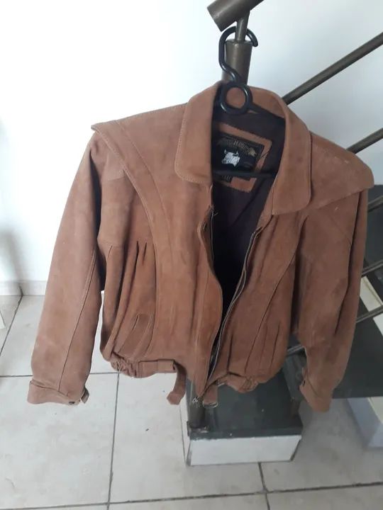 Jaqueta de Couro Marrom - Foto 2