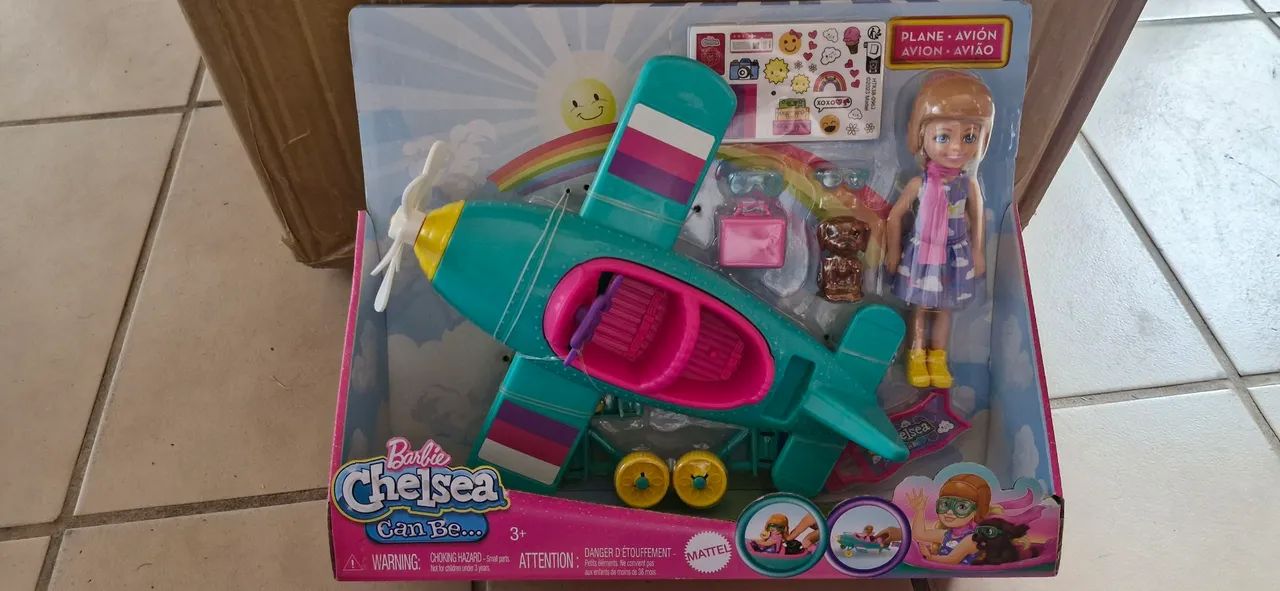Barbie Chelsea - Avião novo
