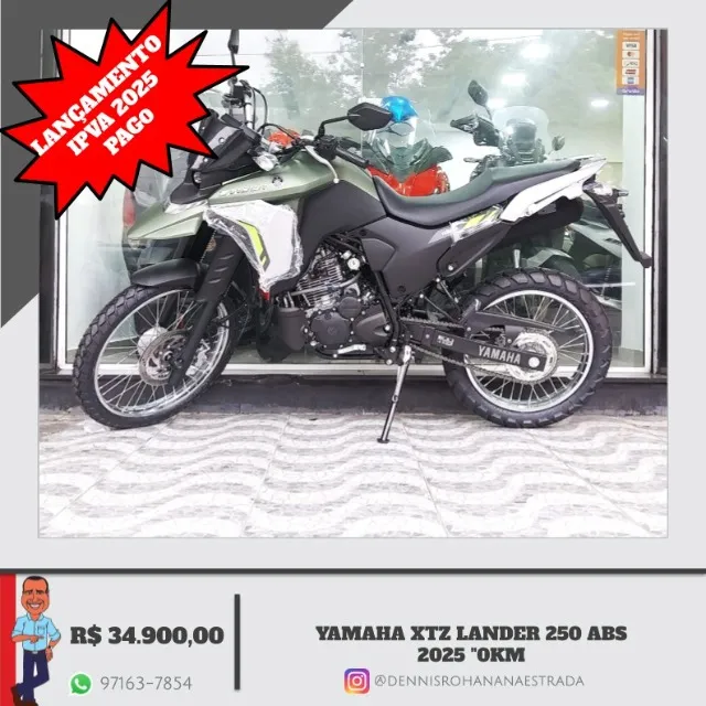 Yamaha XTZ Lander Connecter 250 ABS "0km" (Garantia de Fabrica) Financio em até 48x