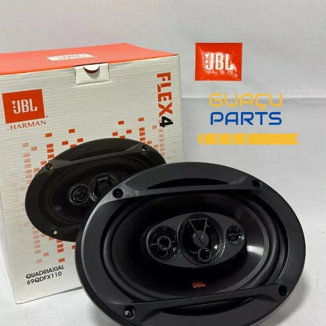Alto Falantes 6x9 JBL Flex 4 original 200wrms o par quadriaxial