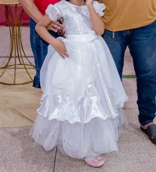 Vestido para formatura branco 