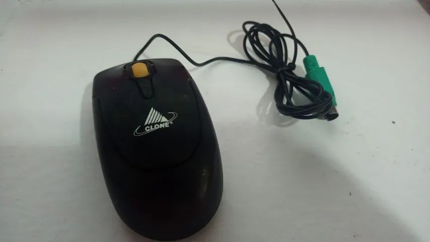 MOUSE CLONE USADO ( Ps2) Ms55 Pks ( Usado) Preto