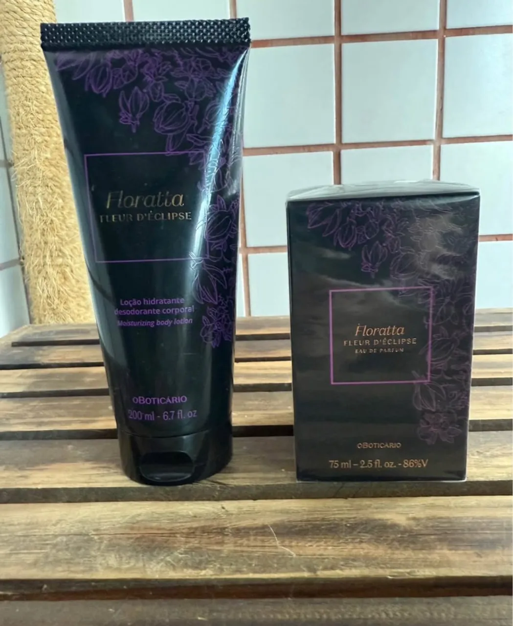 Kit Floratta Fleur D'Eclipse - O Boticário (Loção + Perfume) NOVO