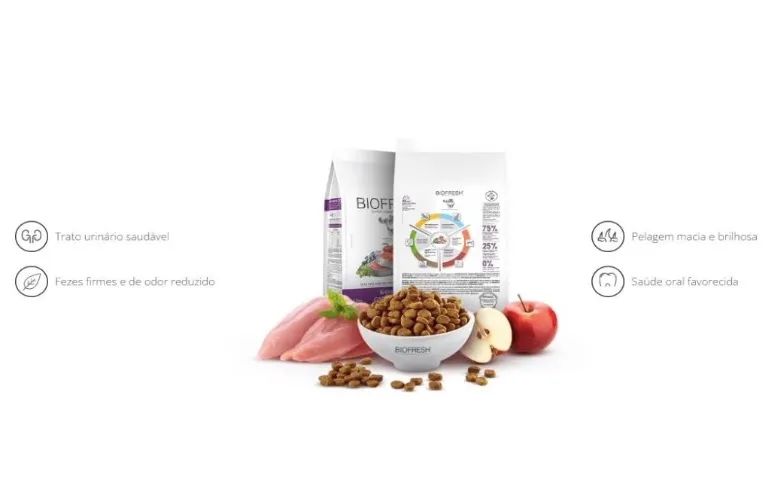 Ração Biofresh Gatos Adultos 7,5kg - Foto 4