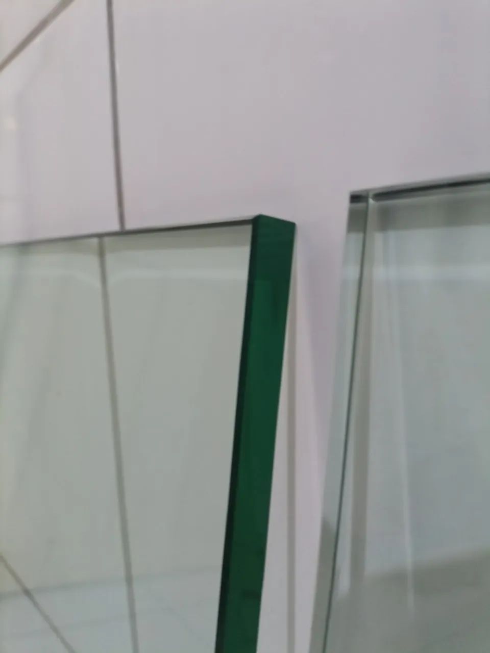 2 Peças de Vidro Lapidado e Polido - 34x55 - Foto 3