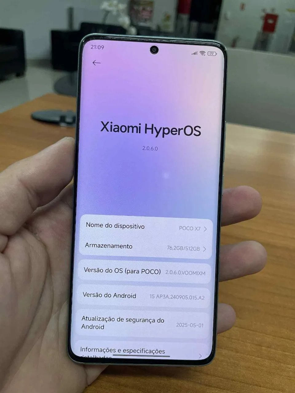 Xiaomi poco x7 512gb vendo ou troco