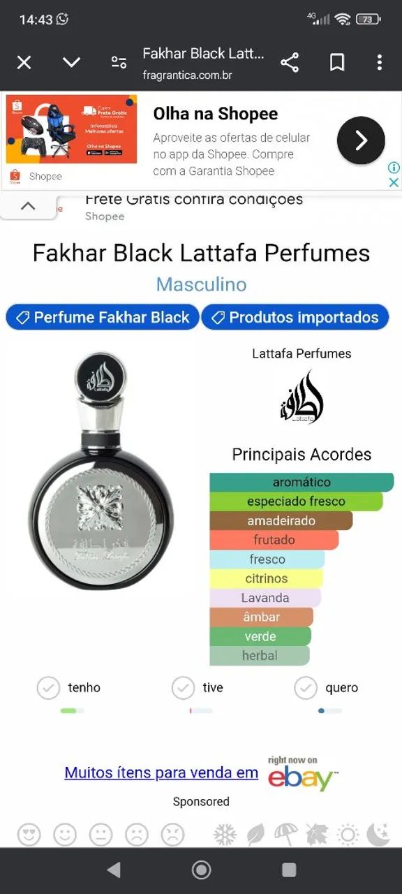 Perfume Lattafa Fakhar Lattafa - 100ml ORIGINAL E LACRADO  - Foto 3