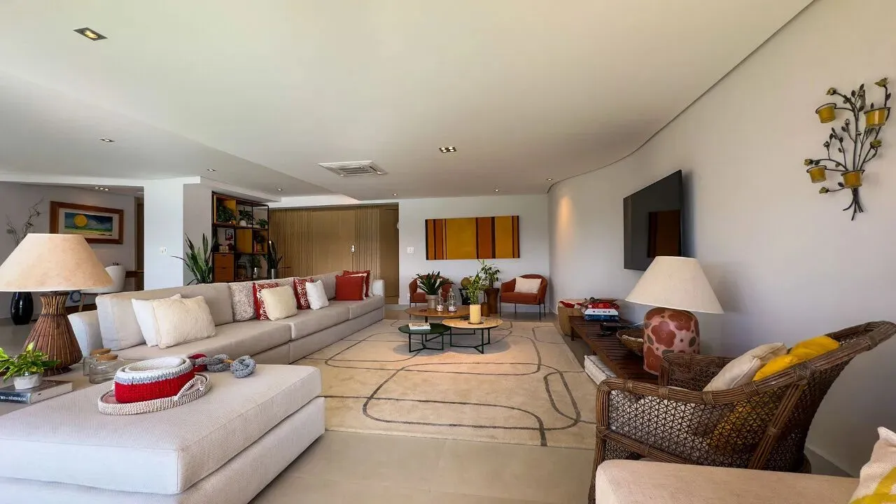 Apartamento alto padrão à VENDA no Guarujá, litoral de São Paulo, Condomínio Tortugas