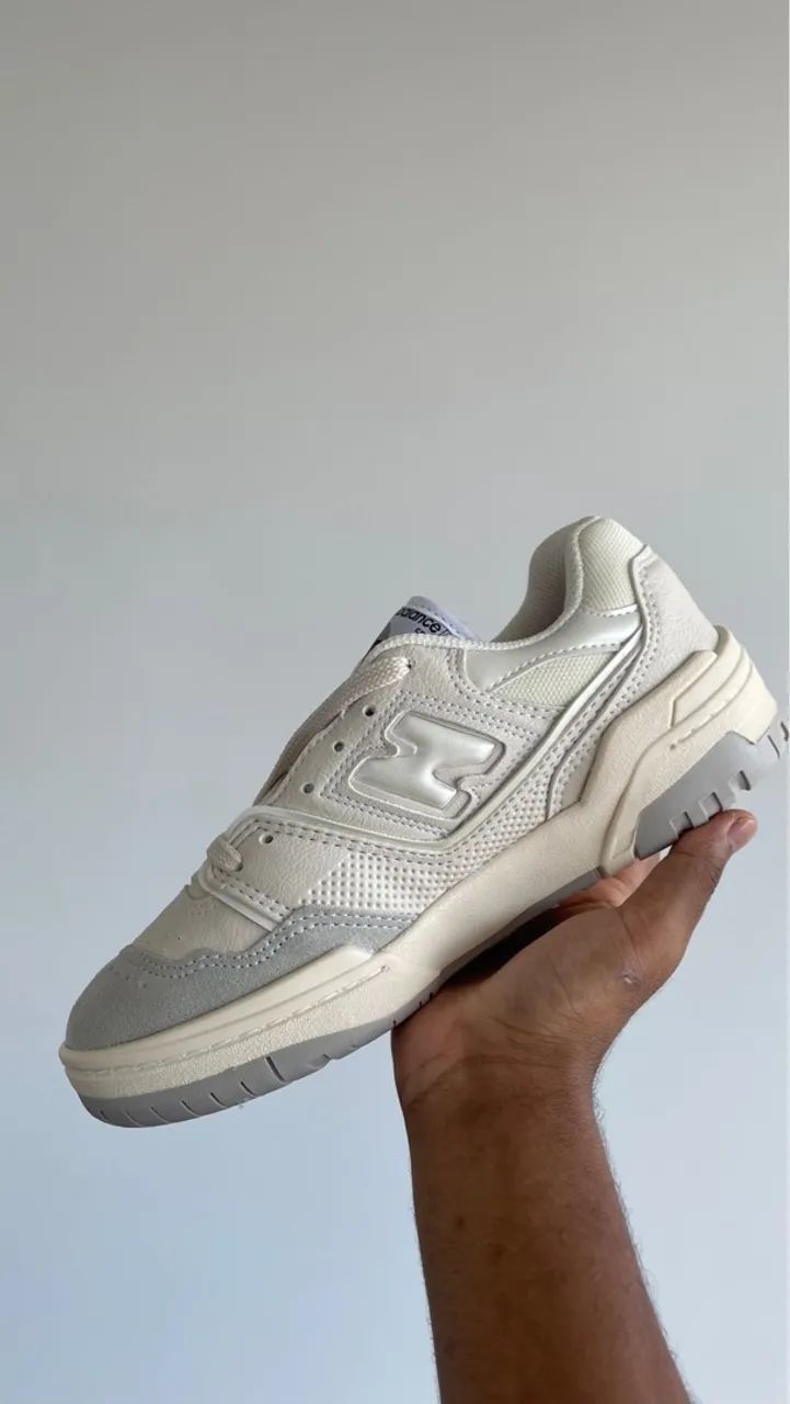 New Balance 550 - Bege e Cinza - Foto 2