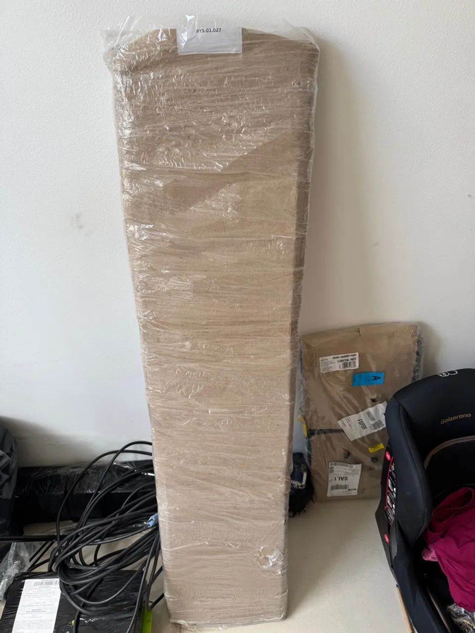 Rack Para Tv Ate 55 Polegadas Cor Branco 1 Porta Com Pes - Foto 4