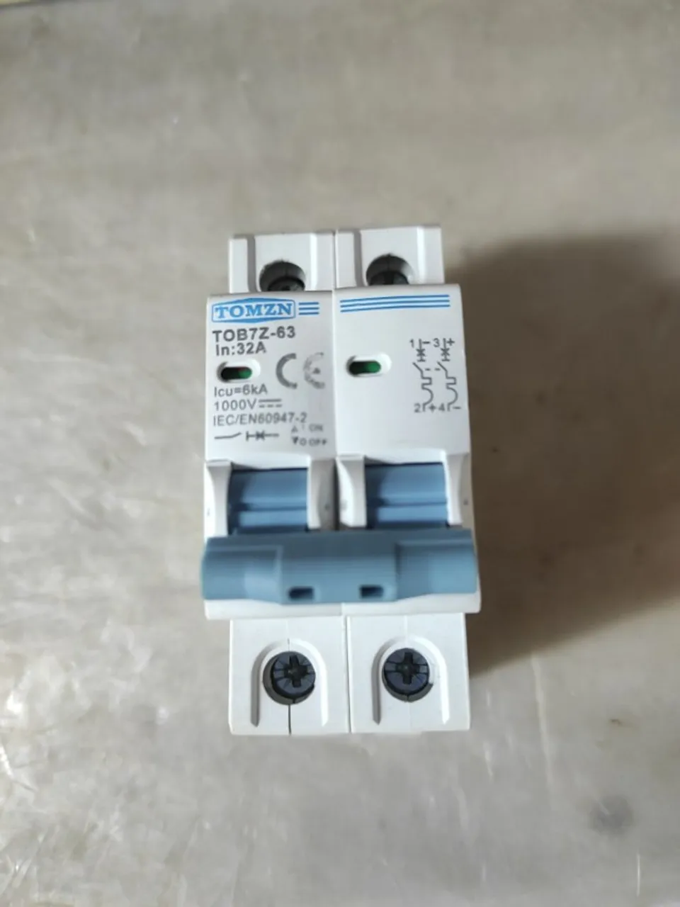 Disjuntor solar DC 1000V Diversos amperes