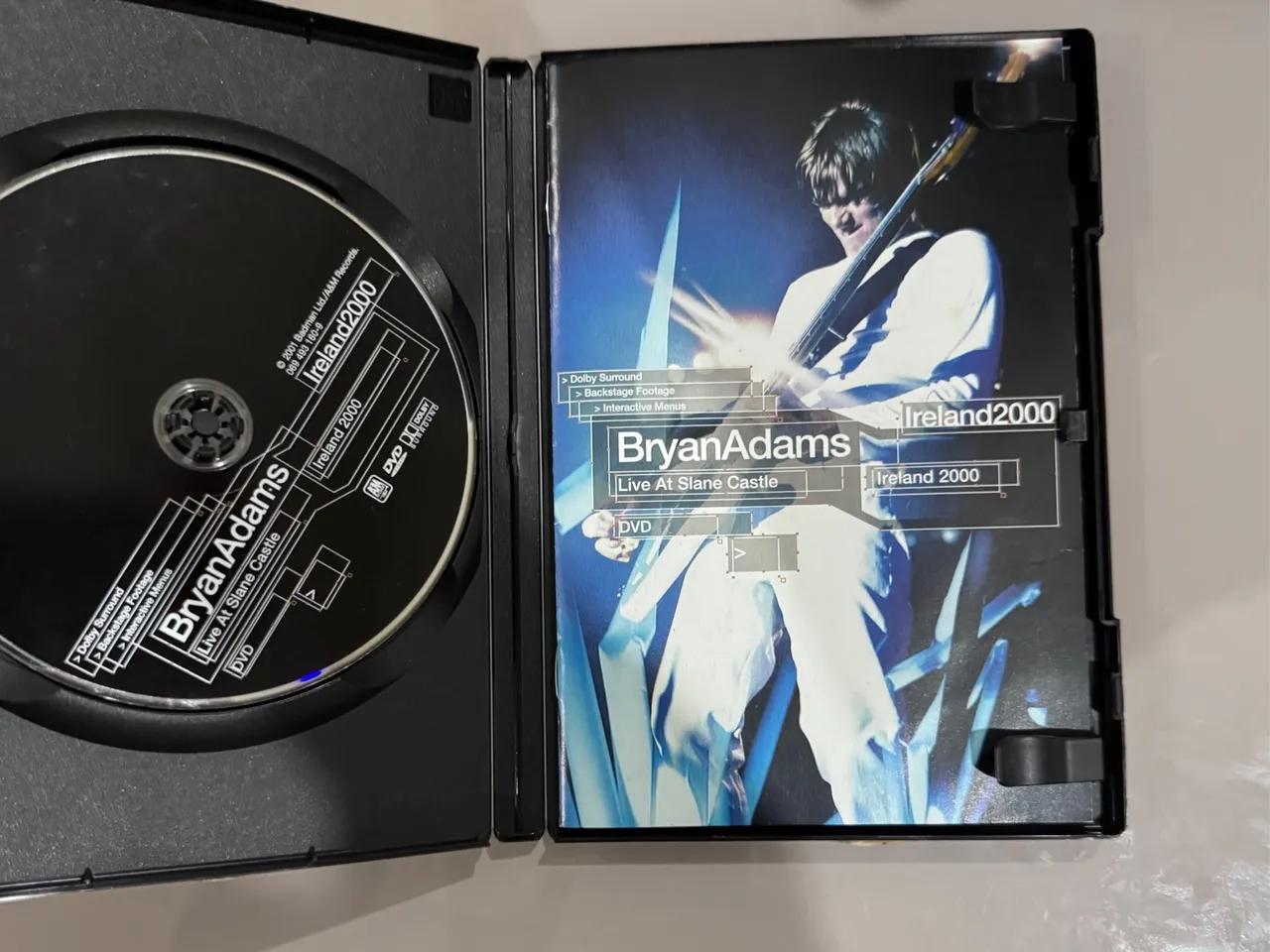 DVD Bryan Adams - Live at Slane Castle - Ireland 2000