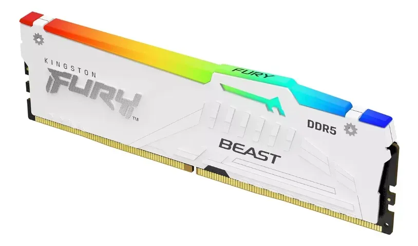 Memória Ram Kingston Fury Beast, Rgb, 2x32gb, 6000mhz, Ddr5