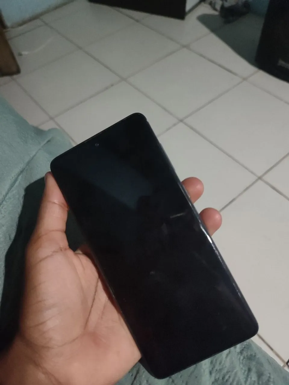 Samsung A71 somente display queimado