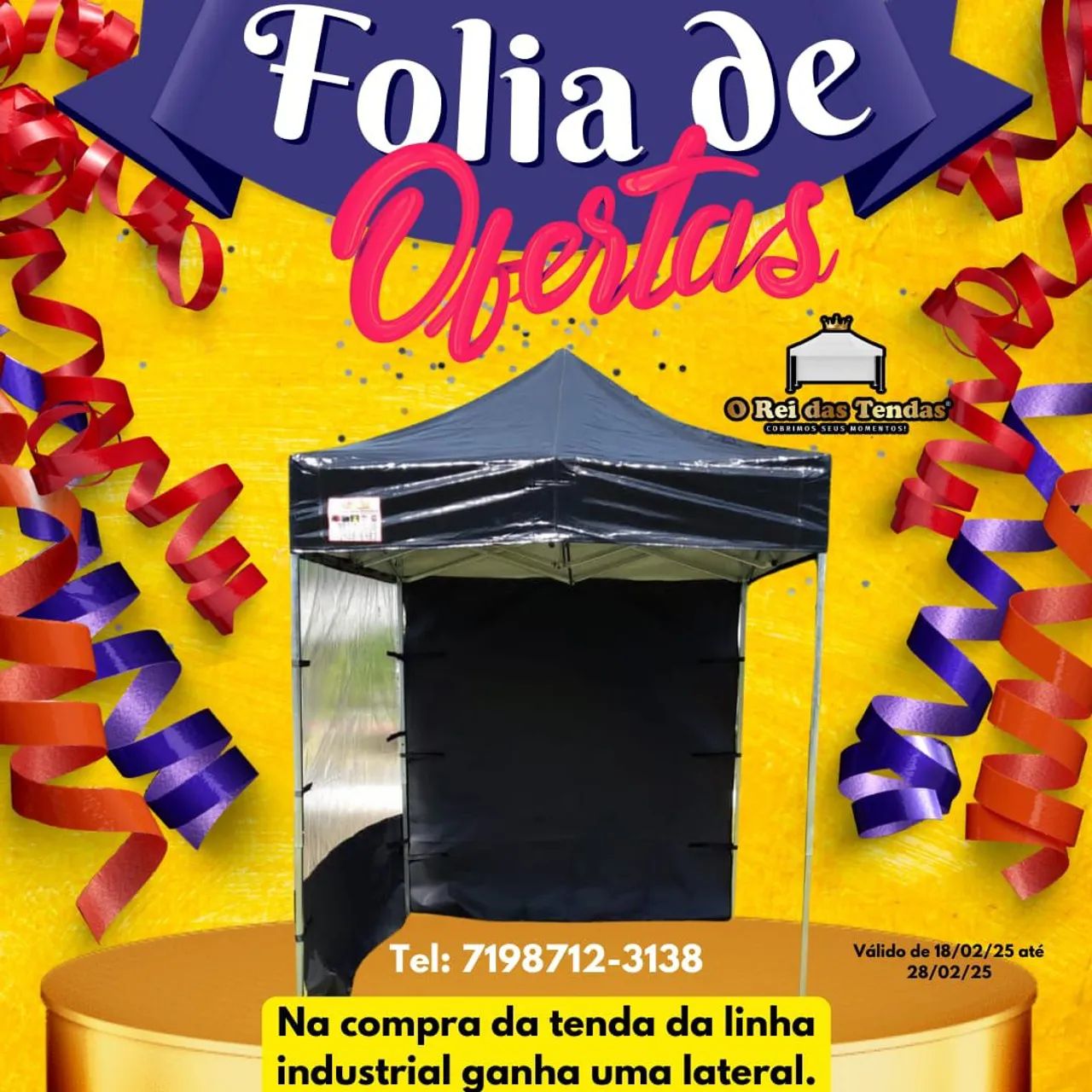 Toldo dobrável tipo tenda sanfonada pronta entrega imediata leia o anúncio!!! - Foto 2