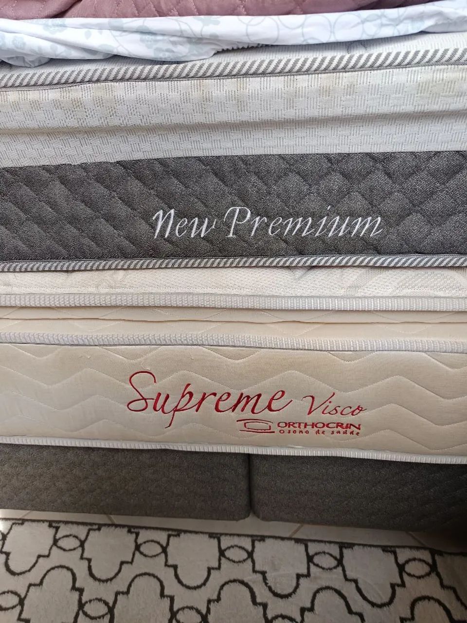 2 colchões+ Base+cabeceira  - Foto 4