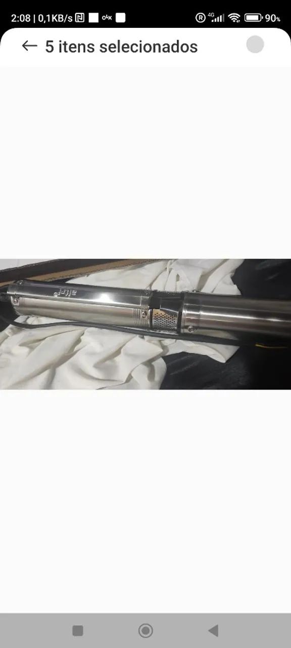  Bomba Caneta para poço 110 Volts , 1/2 HP, semi nova, boa marca. - Foto 3