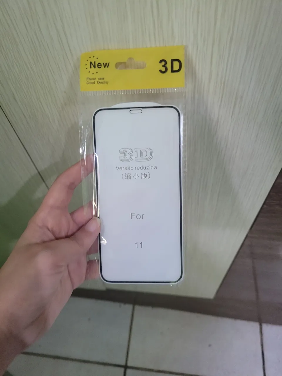 Película de Vidro Temperado 3D para iPhone 11 - Nova