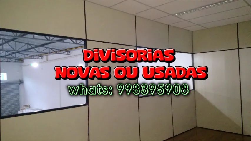 Divisorias Novas ou Usadas e Forro PVC/Isopor. - Foto 2