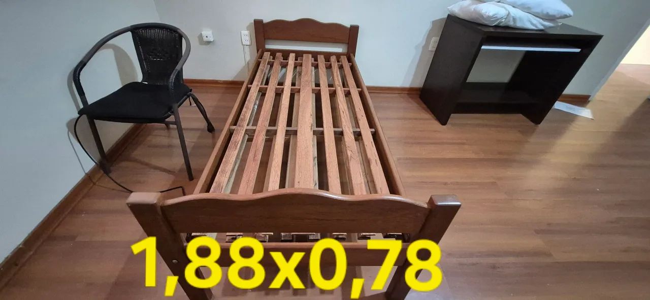 Cama Solteiro Madeira Maciça64352819546371120