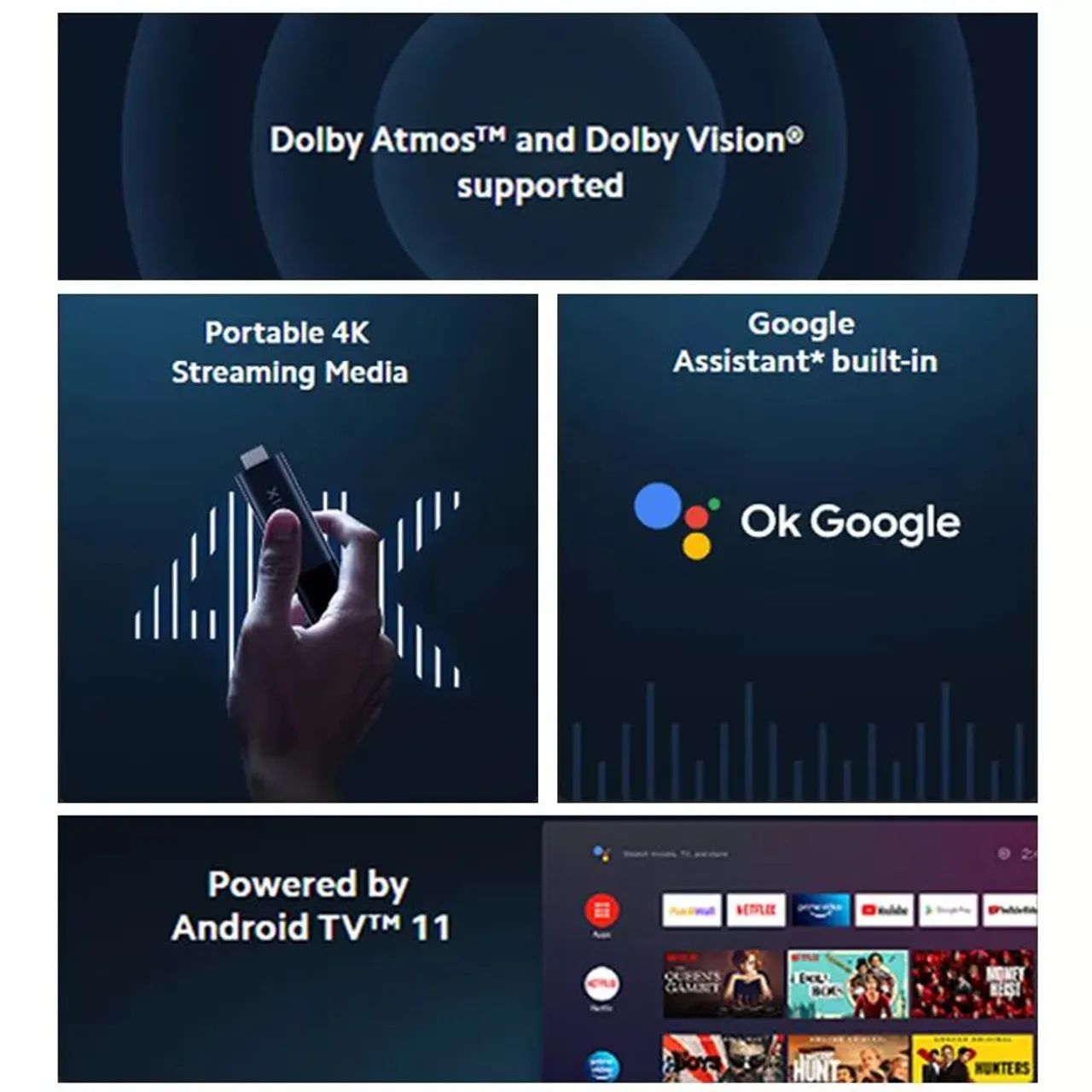 Xiaomi Mi TV Stick 4K - Novo - Streaming de alta qualidade - Foto 2