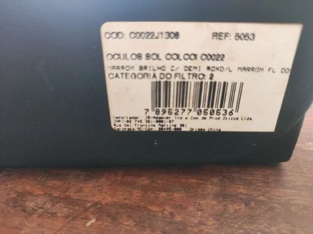 Óculos Colcci quadrado marrom espelhado original novo armação feminino  - Foto 6