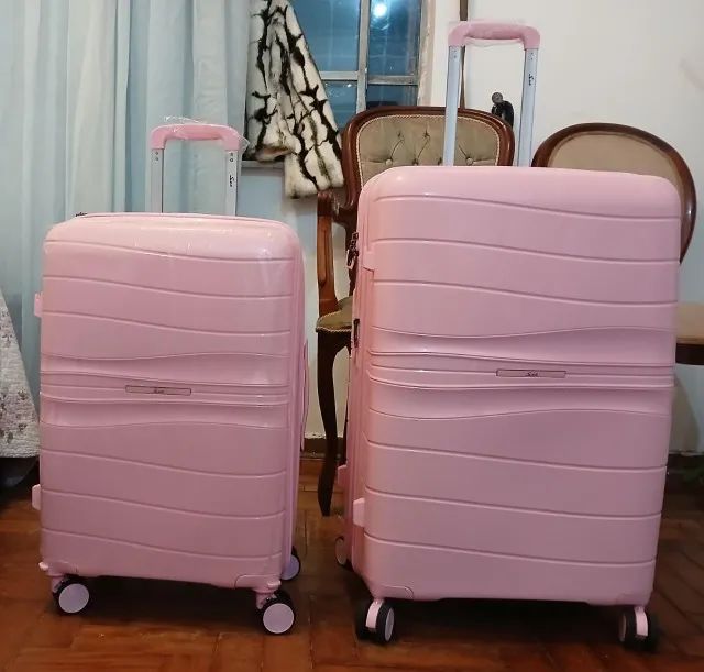 mala de rodinha viagem kit 2 unidades promocional - Foto 5