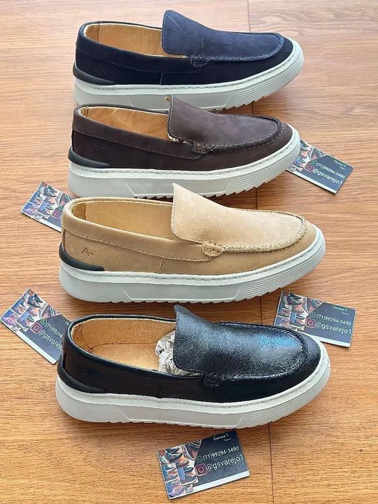 Mocassim de couro Aramis