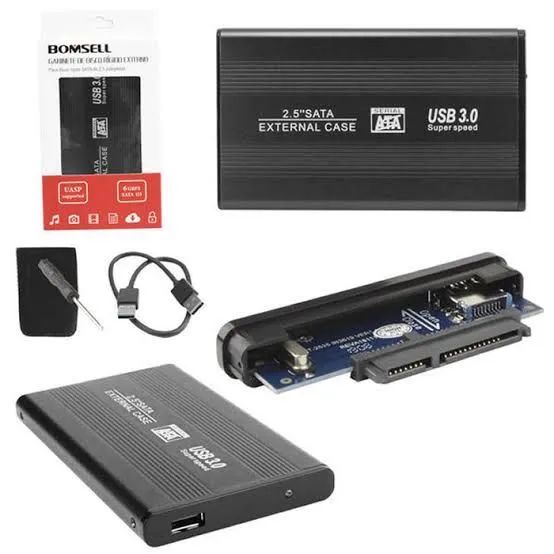 Caixa Externa para HD SATA 2.5'' USB  ou 2.0 Super Speed