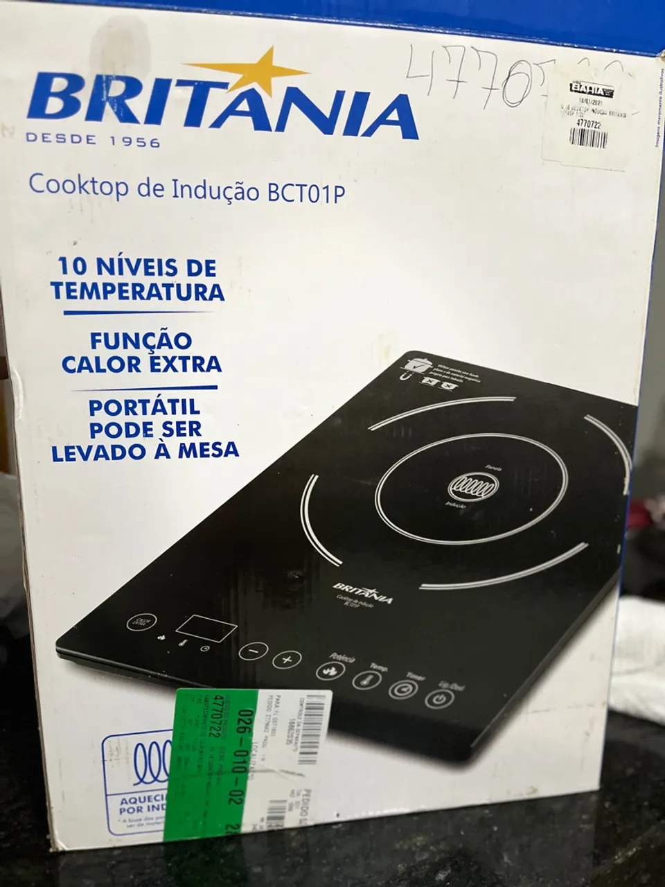 Cooktop de Indução Britânia BCT01P