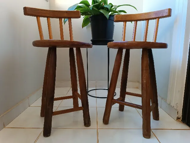 Banquetas de Madeira