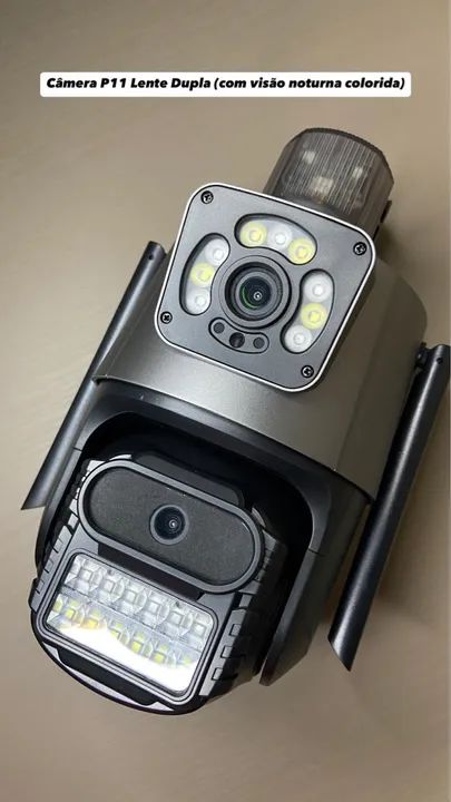 Câmera De Segurança P11-QQ6 Wi-Fi 