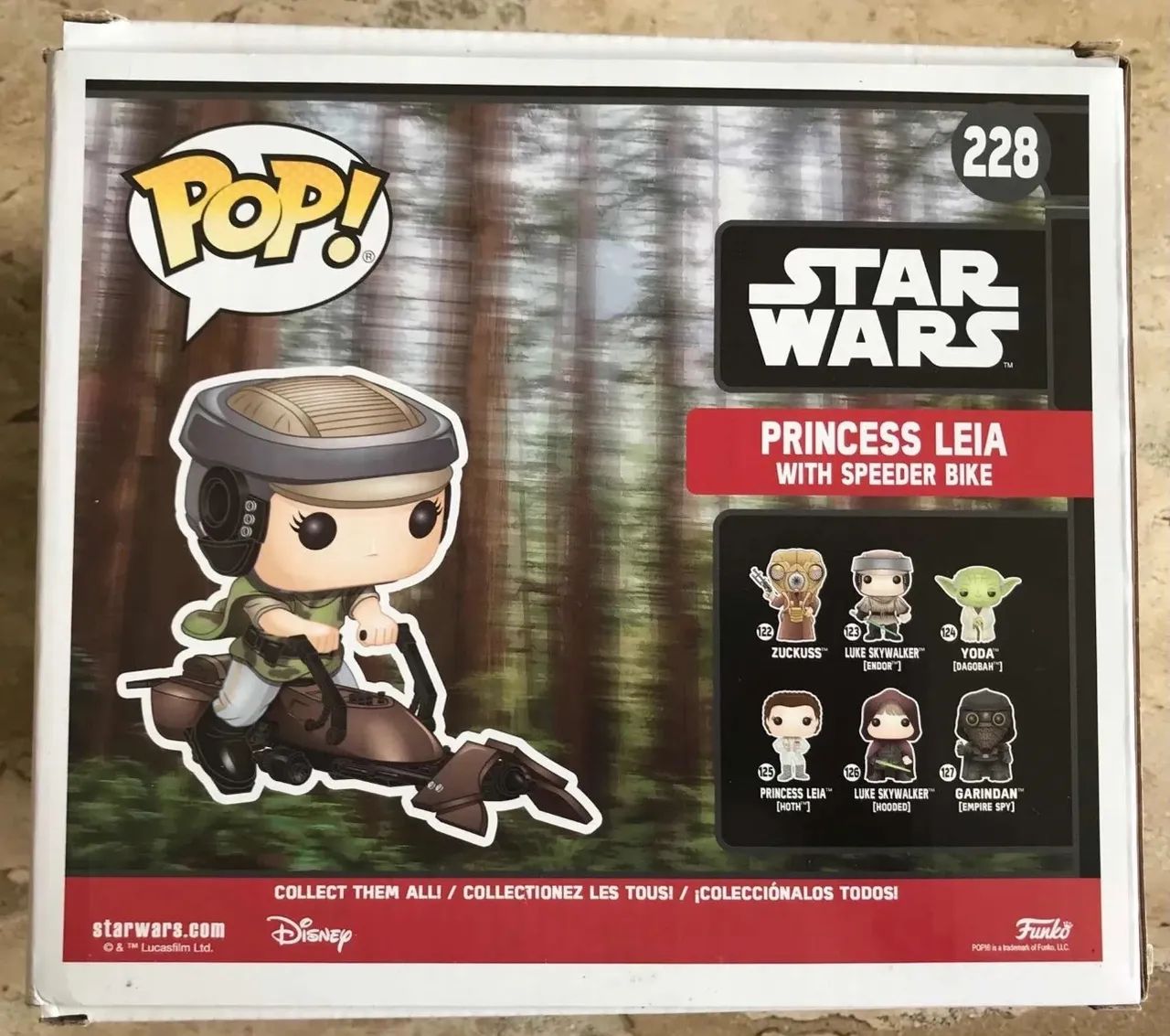 Funko Pop! Star Wars: Princess Leia With Speeder Bike #228 - Foto 3