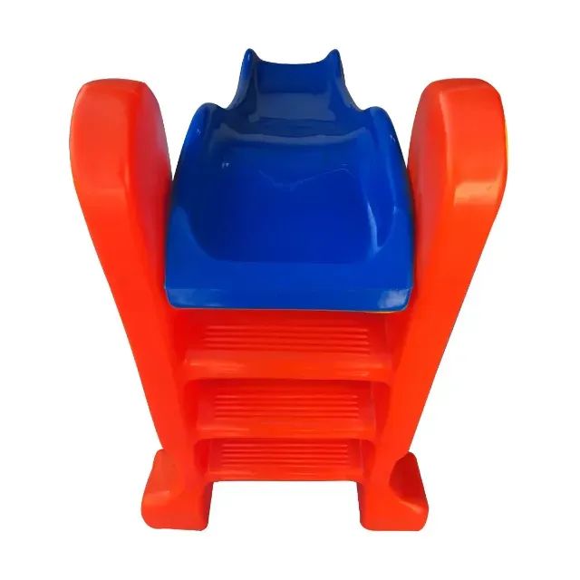 Escorregador 3 Degraus Infantil - Escorrega Azul e Escada Vermelha - Foto 4