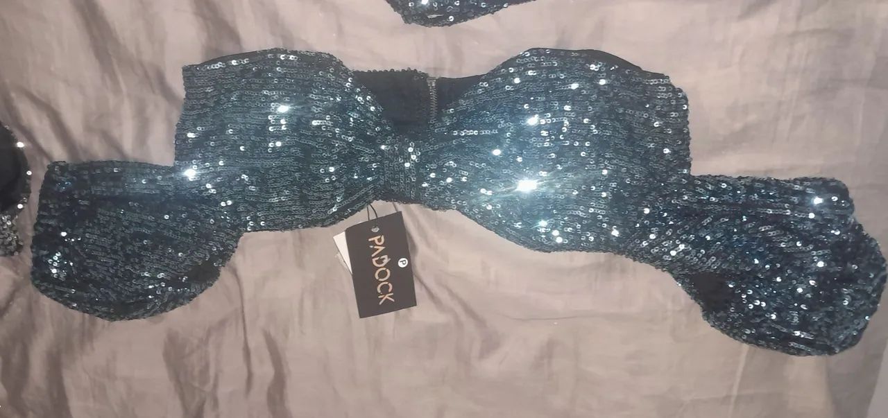 Conjunto feminino em paetê.Padocl - Foto 5