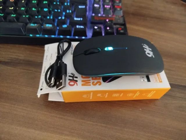 MOUSE SEM FIO + CARREGADOR - Foto 5