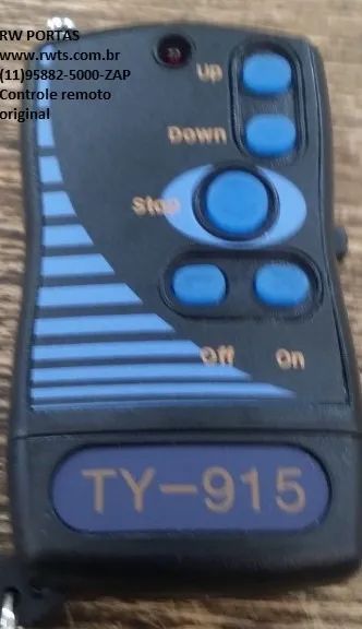 Controle remoto para portão de enrolar. 11 95.8,82/50;00