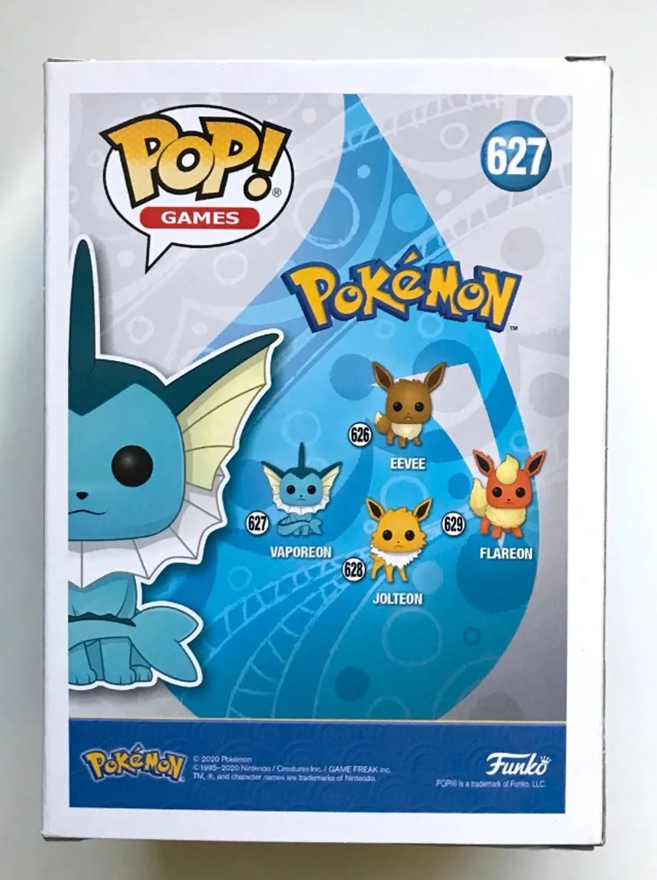 Boneco Funko Pop! Games Pokémon Vaporeon 627 Original - Foto 3