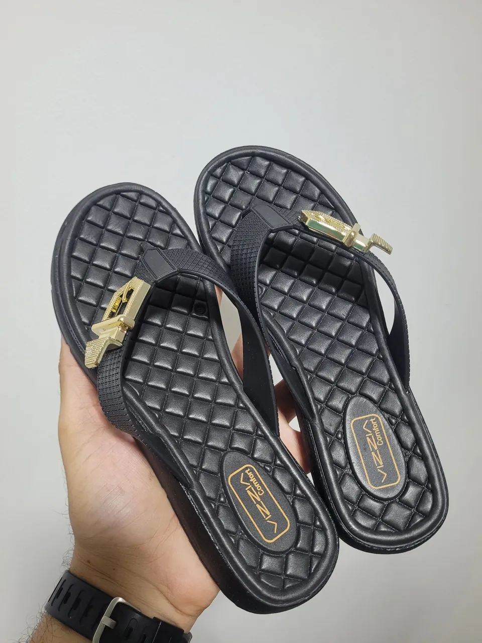 Tamanco Preto com palmilha confort - Foto 3