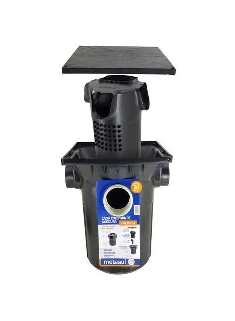 Caixa Coleta de Gordura 20 Litros Premium - Metasul - Foto 2