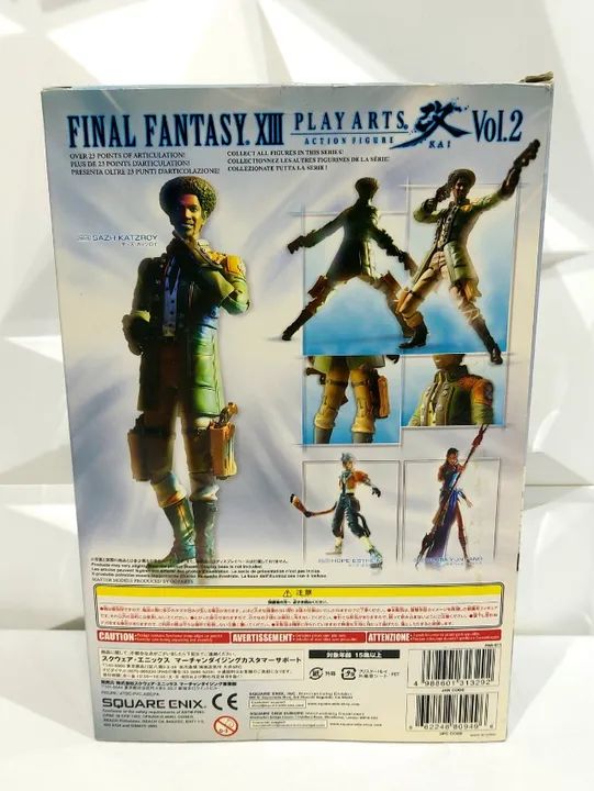 Sazh Katzroy Final Fantasy Xiii Square Enix Play Arts Kai - Foto 5