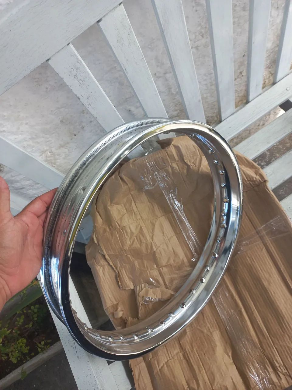 Aro de Roda 18x2.15 Pol Chrome lander,Tenere, Xre, Tornado  - Foto 2