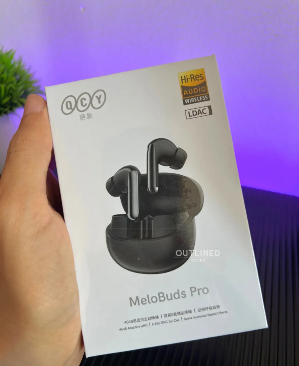 Fones de Ouvido QCY MeloBuds PRO ANC Global lacrado