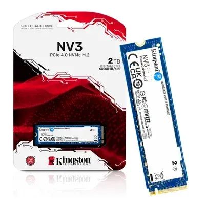SSD 2TB Kingston NV3 NVME - NOVO E LACRADO